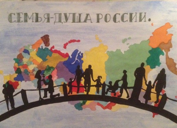 Семья душа России конкурс рисунков