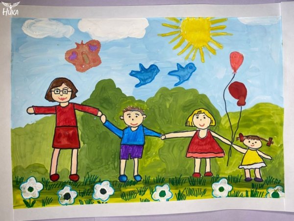 Конкурс рисунков в семье Единой