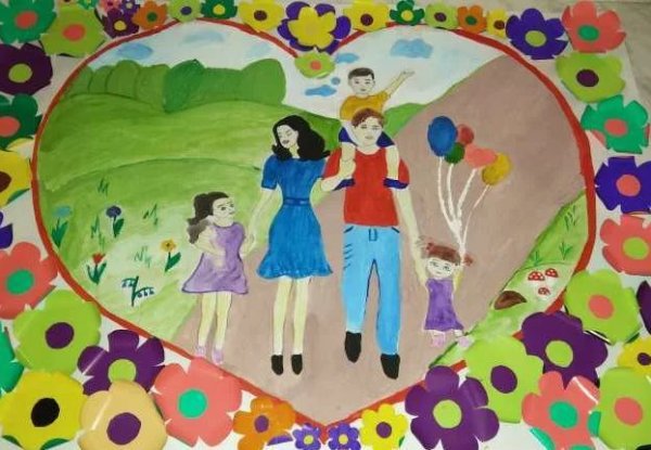 Сотрудничество в семье рисунок