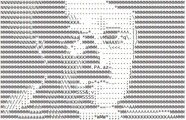 Арты из символов