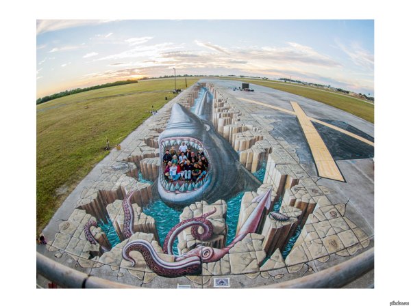 Самый большой 3д рисунок в мире