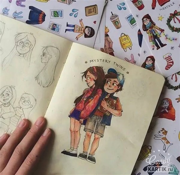 Красивые рисунки для скетчбука