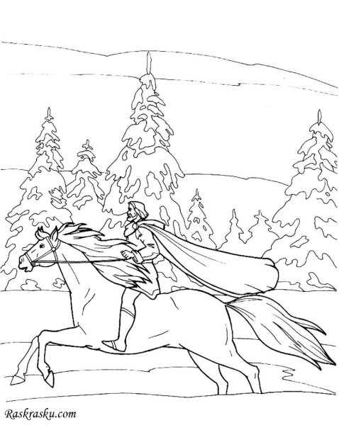 Ш Перро спящая красавица раскраска