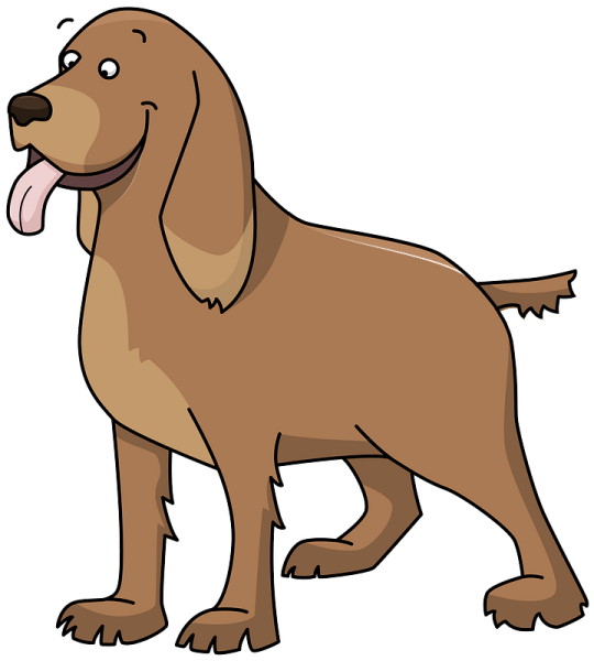 Мультяшная большая собака