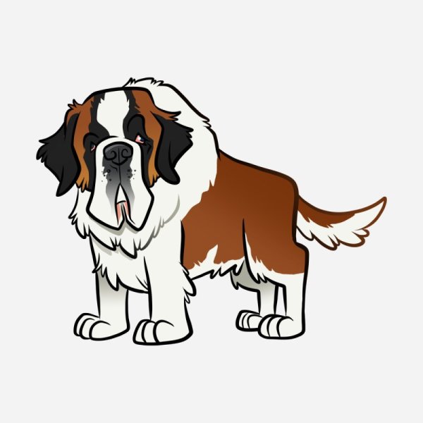 Сенбернар вектор