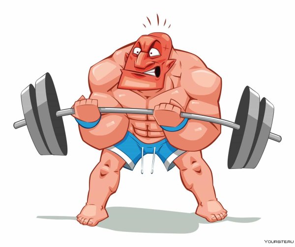 Штанга карикатура