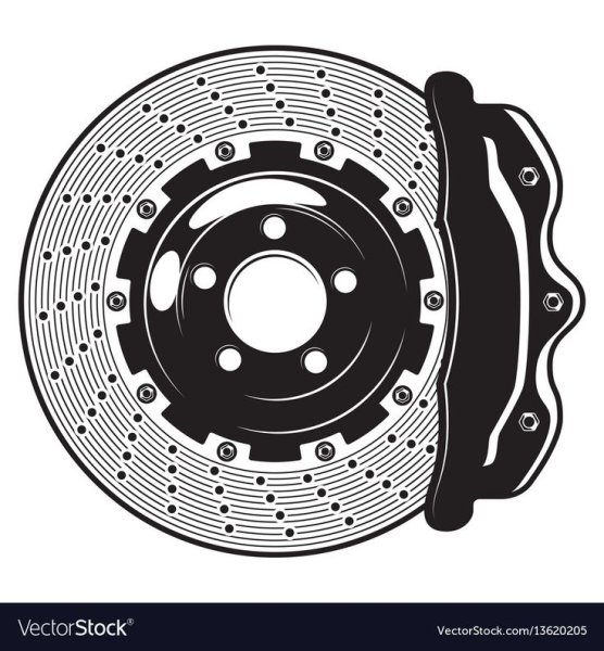 Тормозная колодка вектор