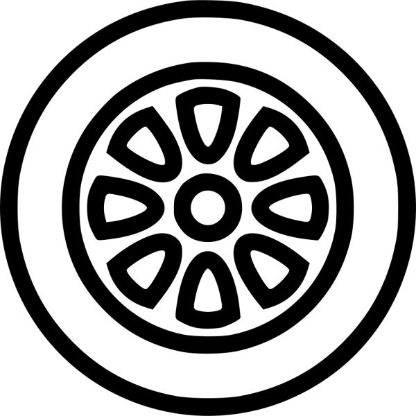 Иконка автомобильное колесо