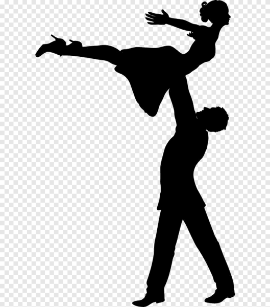 Силуэты танцующих людей