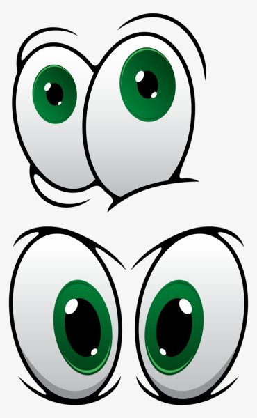 Глаза мультяшные