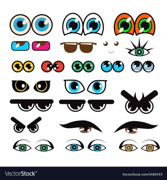 Картинка глазки для поделок