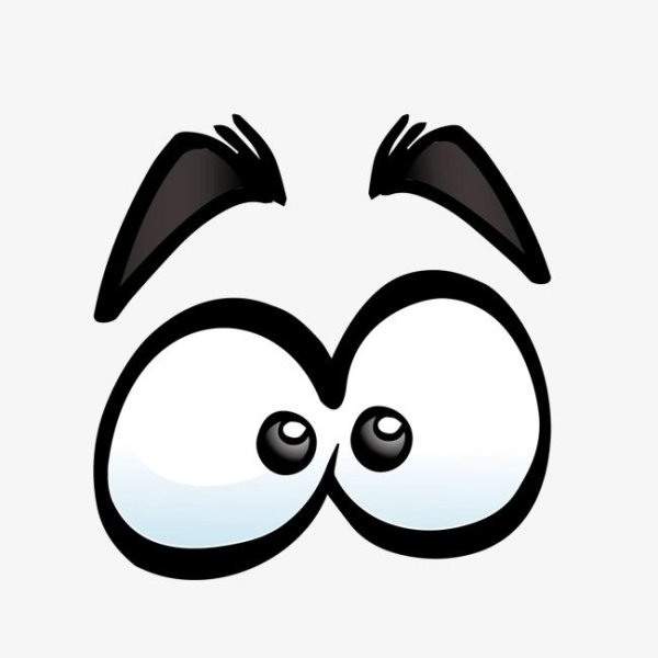 Глаза мультяшные