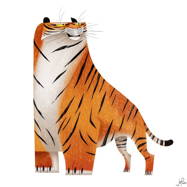 Смешные рисунки тигров