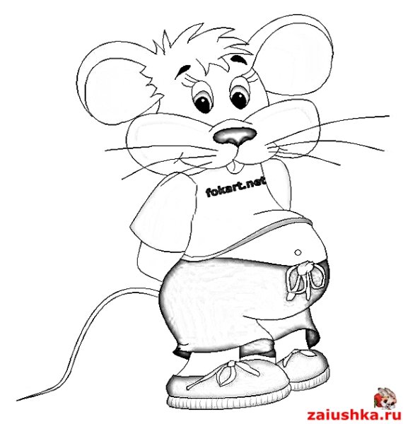 Мышки новогодние трафорет