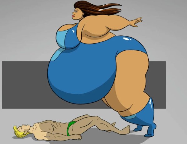 Толстые девушки арт