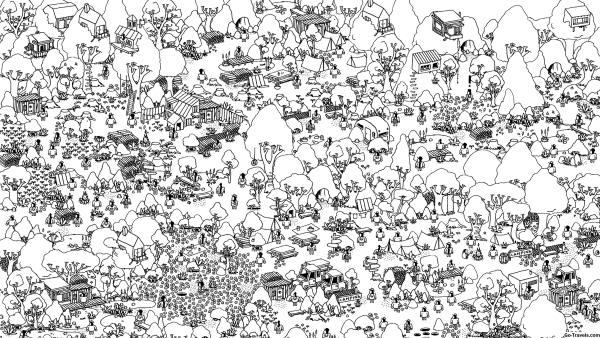 Обои для раскрашивания