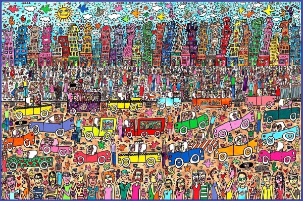 Ravensburger Puzzle James Rizzi 5000