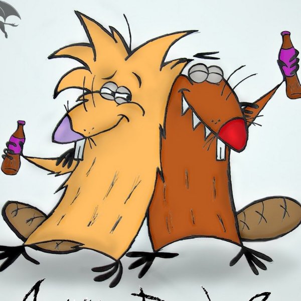 Бобер мультяшный