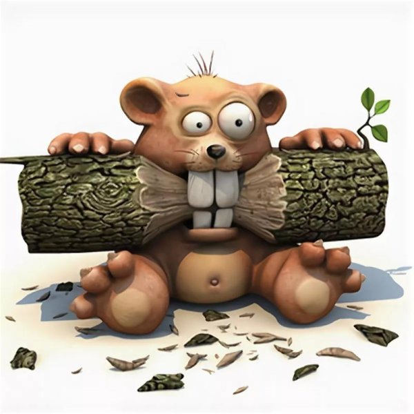 Бобры мультяшные