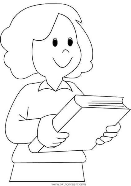 Раскраска учитель