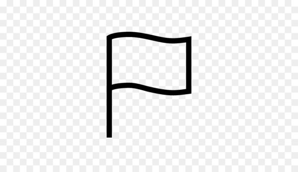 Значок флажок на прозрачном фоне