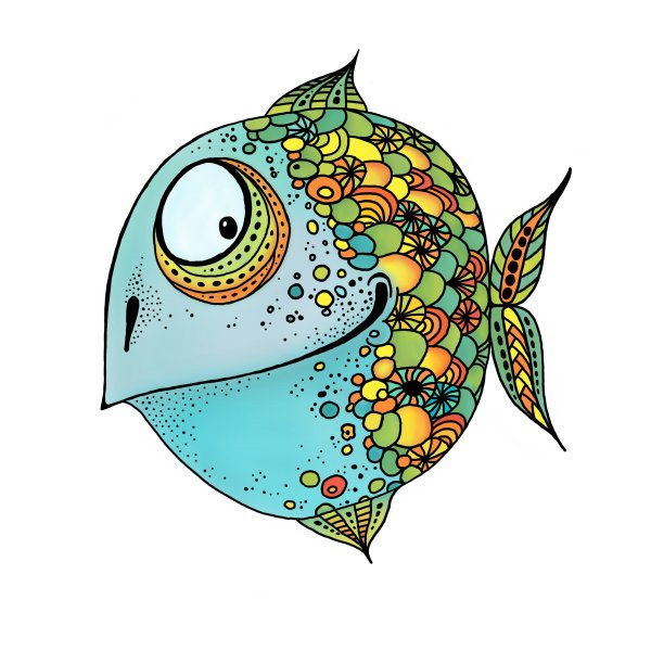 Рыбка рисунок