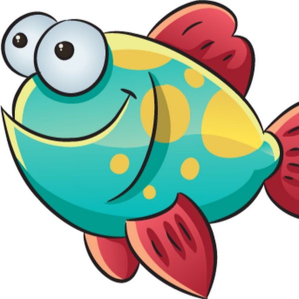 Рыба мультяшная
