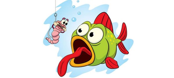 Прикольные мультяшные рыбки