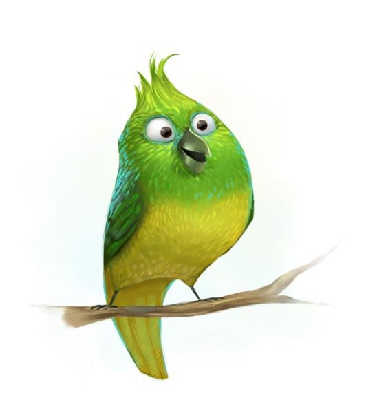 Смешные мультяшные птицы