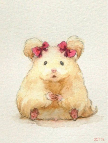 Нарисованные хомяки прикольные