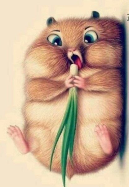 Хомяк мультяшка