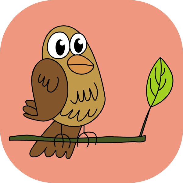 Воробьи мультяшные