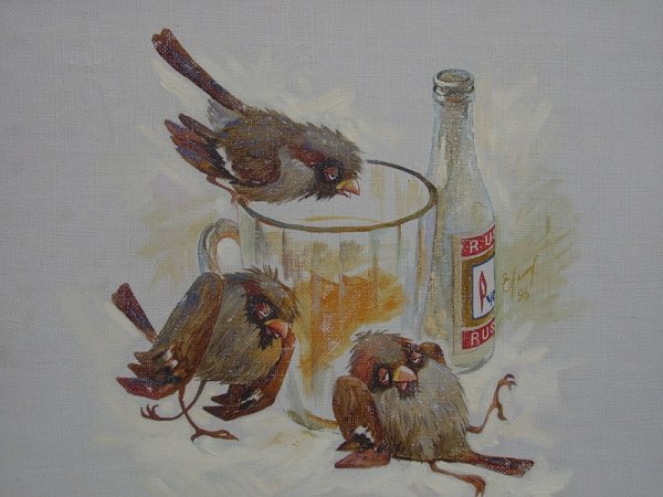 Воробей прикол