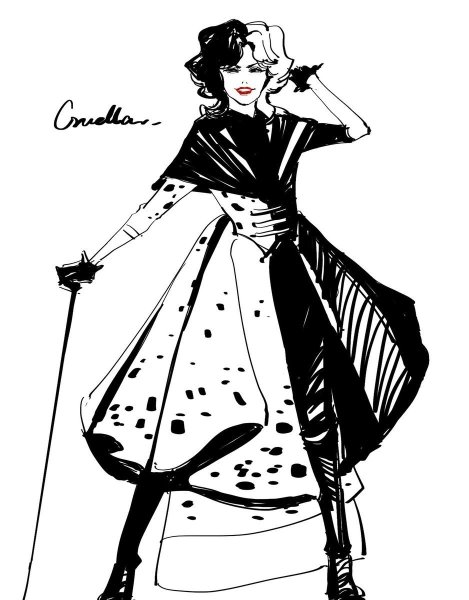 Круэлла Девиль арт