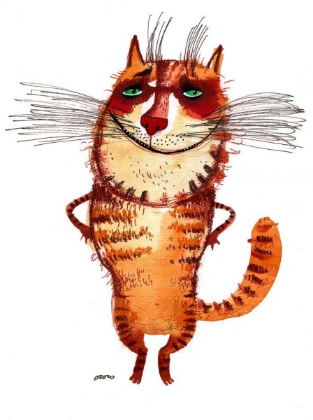 Maria van Bruggen смешные коты