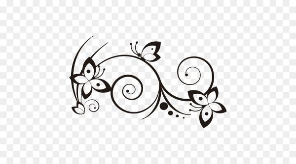 Узоры в виде завитков