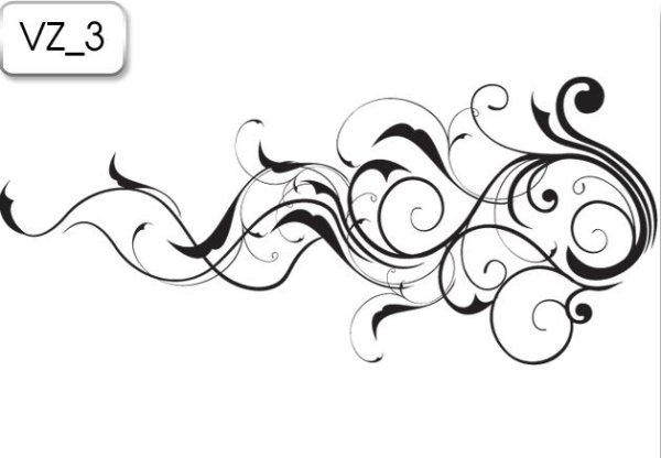 Завитушки длинные