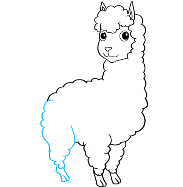 Разукрашку ламы