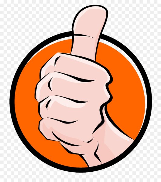 Поднятый вверх большой палец