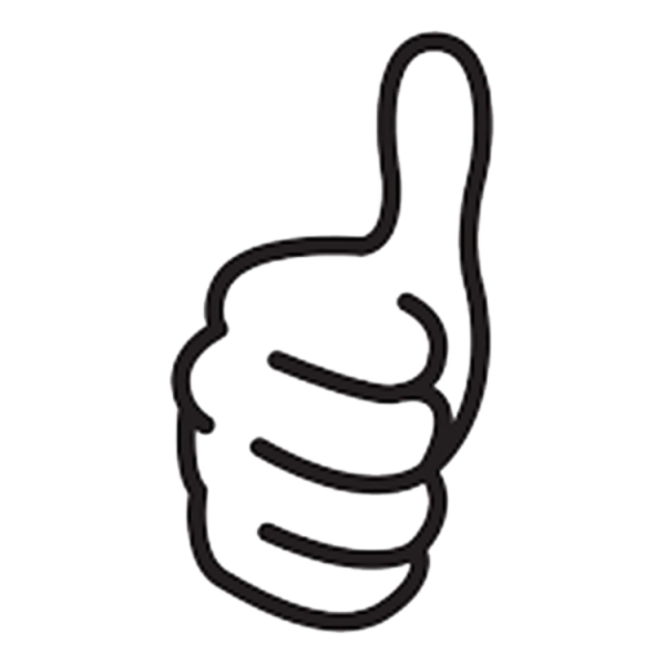 Пиктограмма палец вверх