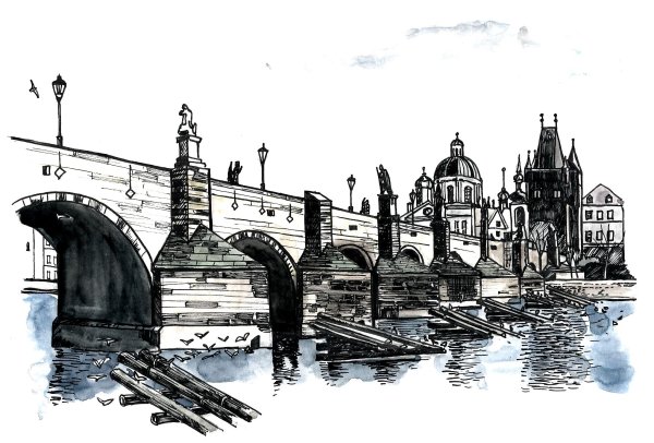 Карлов мост скетч