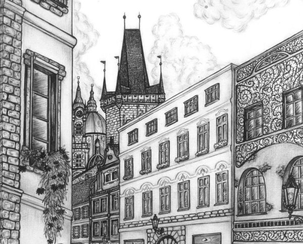 Графическое изображение Праги