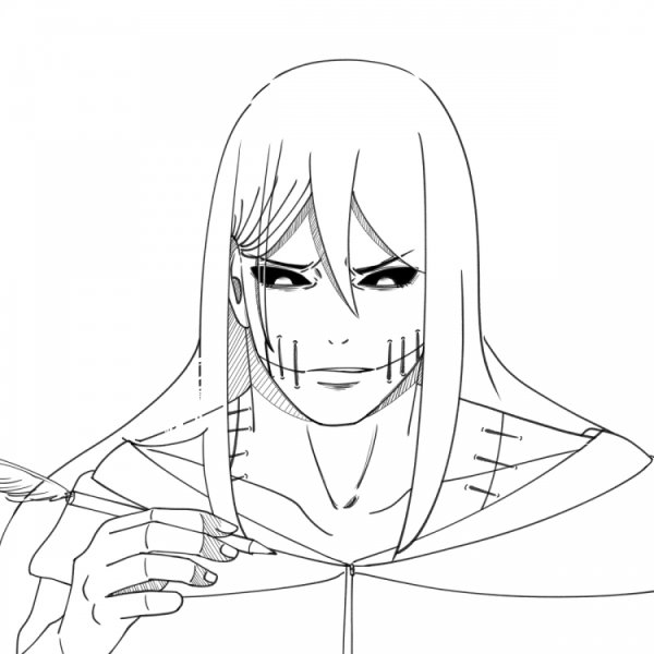 Какузу черно белый