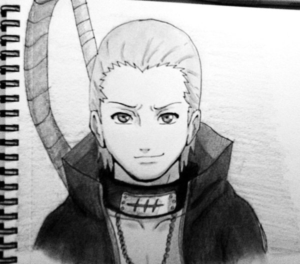 Рисунки аниме Наруто Хидан