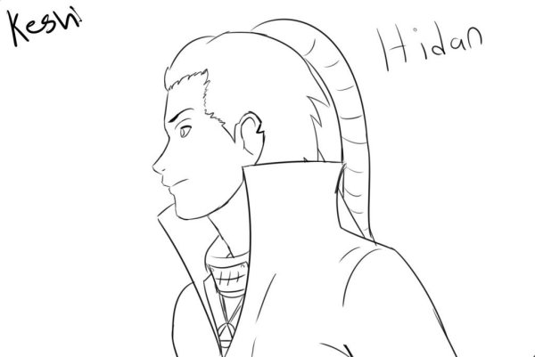 Хидан Наруто рисовать