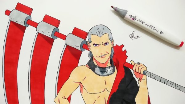 Хидан рисунок