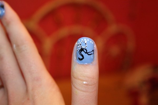 Рисунки на больших пальцах рук маникюр