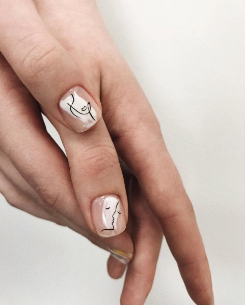 Ногти Минимализм