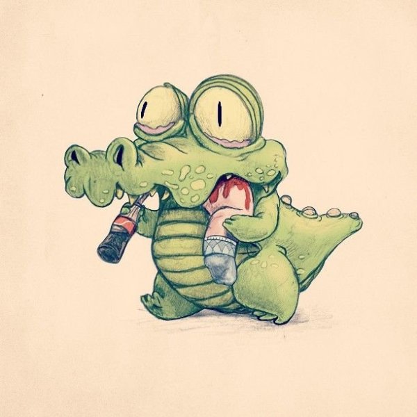 Крокодилы милые мультяшные