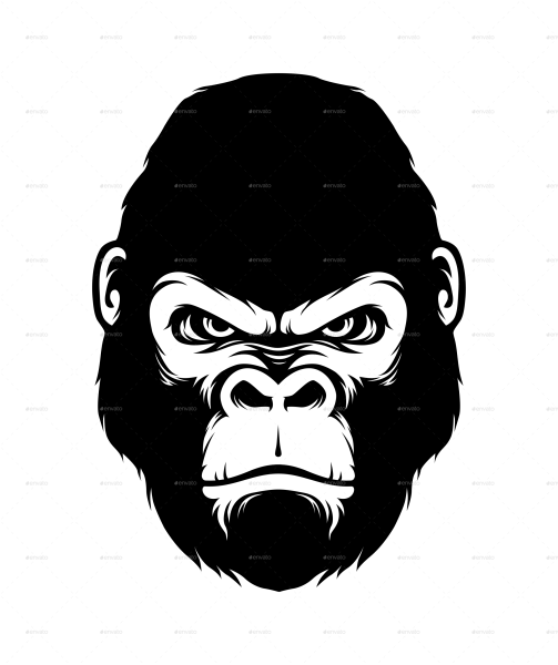Голова гориллы